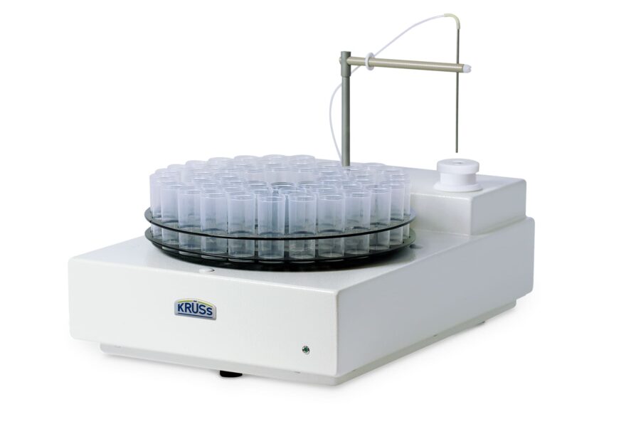 Dichtemessgeraet-Autosampler-messen-automatisch-Proben-Kruess