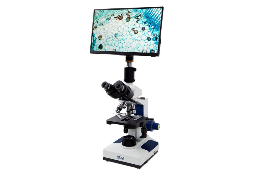 Trinocular-Microscope-Photo-Video-Camera-Kruess-MBL2000-T-LED-SET