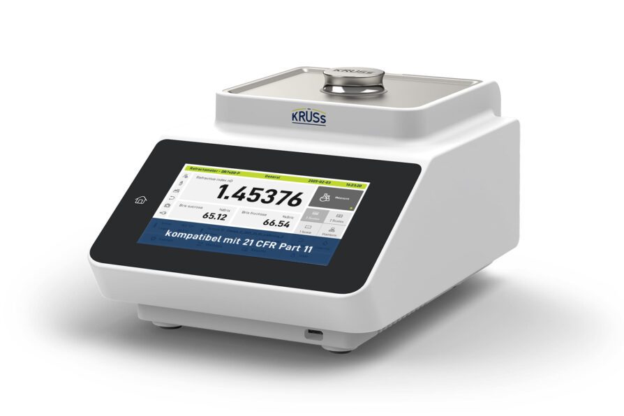 New digital refractometers DR7400-P Peltier-temperature control 21CFRPart11-compliant-Kruess